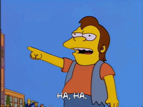 Ha Ha The Simpsons GIF - Ha Ha The Simpsons Nelson Muntz ...
