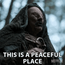 This Is A Peaceful Place The Seer GIF - This Is A Peaceful Place The Seer Vikings Valhalla GIFs