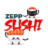 Zeppelinsupermercados Zeppsushi Sticker