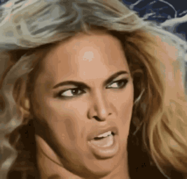 beyonce ugly face super bowl