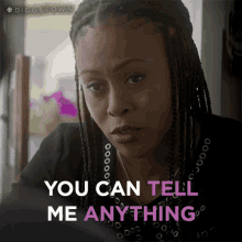 You Can Tell Me Anything Marcie GIF - You Can Tell Me Anything Marcie Marcie Diggs GIFs