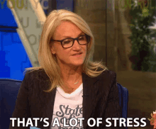 thats a lot of stress stressful thats straining thats burdensome mel robbins