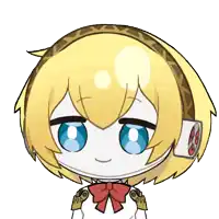 a cartoon drawing of a girl with headphones on