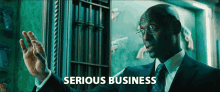 Serious Business Lance Reddick GIF - Serious Business Lance Reddick Charon GIFs