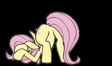 Embrassed Dance Fluttershy Shake GIF