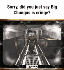 Big Chungus Cringe GIF - Big Chungus Cringe Mr X From Resident Eivl2 GIFs