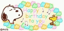Happy Birthday Snoopy GIF - Happy Birthday Snoopy Greetings GIFs