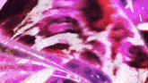 a close up of a purple and red background with a skeleton in the background .