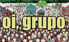South Park / Oi Grupo / Oi Gente GIF - South Park Hi Hi Group GIFs
