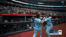 rogers is one of the sponsors of a baseball game
