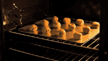 Cookies In Oven GIF - Oven Cookies Chocolate Chip Cookies GIFs