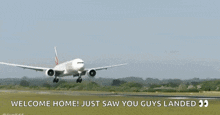 Airplane Landing GIF