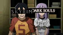 dark souls skyrim elder scrolls punch anime