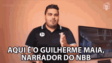Aqui Eo Guilherme Maia Narrador Do Nbb GIF - Aqui Eo Guilherme Maia Narrador Do Nbb Im A Basketball Announcer GIFs