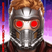 baron forster star lord smile mask on mask off