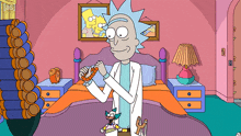 Wearing A Necklace Rick GIF - Wearing A Necklace Rick Rick And Morty GIFs
