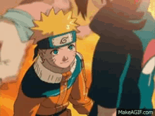 Fist Bump Naruto And Sasuke GIF