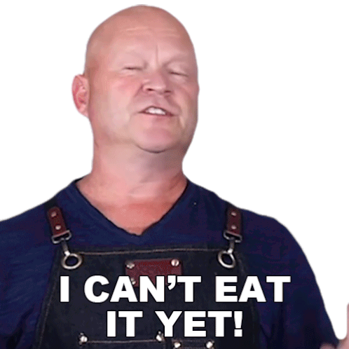I Can'T Eat It Yet Michael Hultquist Sticker - I Can'T Eat It Yet Michael Hultquist Chili Pepper Madness Stickers