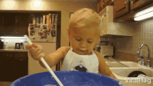 Cutest2years Old Cake Baker Cute Baby GIF - Cutest2years Old Cake Baker Cute Baby Licking Batter GIFs