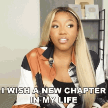 I Wish A New Chapter In My Life Courtney Adanna GIF - I Wish A New Chapter In My Life Courtney Adanna Courtreezy GIFs