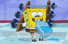 Spongebob Drinking Water GIF - Spongebob Drinking Water Water Jug GIFs