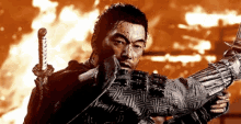 Ghost Of Tsushima Ghost GIF - Ghost Of Tsushima Ghost Looking GIFs