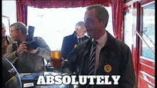 Nigel Farage Marvellous GIF - Nigel Farage Marvellous Absloubtley Marvellous GIFs