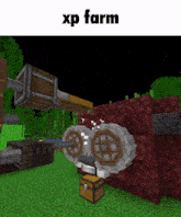 Xp Farm Create GIF - Xp Farm Create Minecraft GIFs