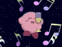 Kirby Anime GIF - Kirby Anime Singing GIFs