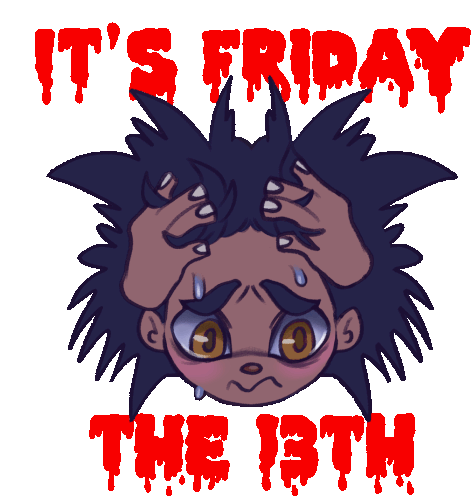 Friday13th Friday The13 Sticker - Friday13th Friday13 Friday The13 Stickers