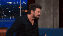 Karl Urban Colbert GIF - Karl Urban Colbert Stephen Colbert GIFs