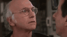 Larry David And Jerry Seinfeld Stare Down GIF - Seinfield Larry David Jerry Seinfield GIFs