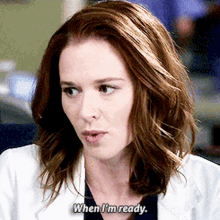 Greys Anatomy April Kepner GIF - Greys Anatomy April Kepner When Im Ready GIFs