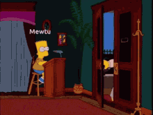 Mewtu The Simpsons GIF - Mewtu The Simpsons Bart Simpson GIFs