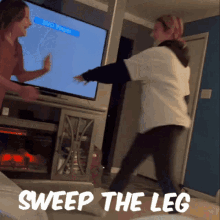 Sweep The Leg Karate GIF