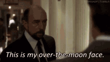 Toby Over The Moon GIF - West Wing Toby Over The Moon Face GIFs
