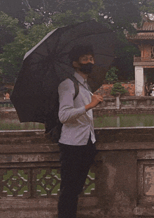 a drawing of a person holding an umbrella