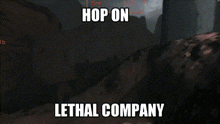 Lethal Company Lethal Company Dance GIF - Lethal Company Lethal Company Dance Hop On GIFs