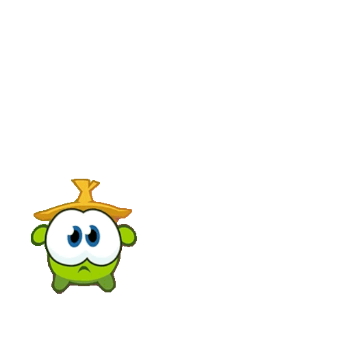 Angry Nibble Nom Sticker - Angry Nibble Nom Cut The Rope Stickers