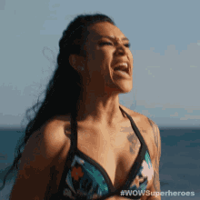 Shouting Leia Makoa GIF - Shouting Leia Makoa Wow Women Of Wrestling GIFs