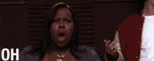 glee mercedes jones amber riley oh hell to the no hell no