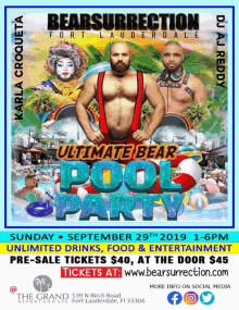 Bear Pool Party Bearsurrection Fort Lauderdale Miami Bears Gay Event GIF - Bear Pool Party Bearsurrection Fort Lauderdale Miami Bears Gay Event GIFs