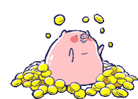Piggy Money Sticker - Piggy Money Im Stickers