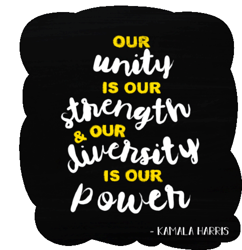 Kamala Harris Unity Sticker - Kamala Harris Unity Strength Stickers