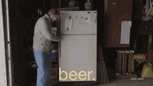 Joe Pera Beer GIF - Joe Pera Beer Refrigerator GIFs