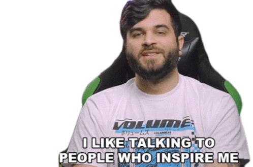 I Like Talking To People Who Inspire Me Andrew Baena Sticker - I Like Talking To People Who Inspire Me Andrew Baena I Like Intelligent People Stickers