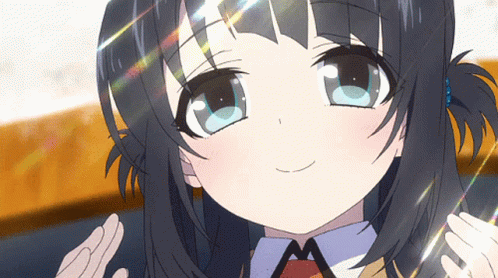 Anime girl smile by Mediusa on DeviantArt