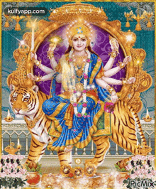 Durga Devi.Gif GIF - Durga Devi Goddess-durga Tamil GIFs