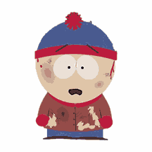 shaking in rage stan marsh south park s8e14 woodland critter christmas
