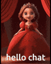Hello Chat Hi Chat GIF - Hello Chat Hi Chat Princess Jane GIFs